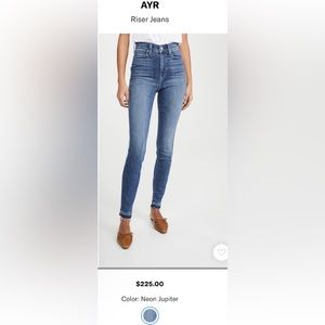 AYR
Riser Jeans $225.00
Color: Neon Jupiter